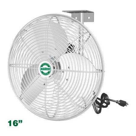 J & D Manufacturing J&D Manufacturing 16in EZ Breeze HAF Basket Fan w/ Bracket & 10in Cord, 1,710 CFM, 1/10 HP VDB16G